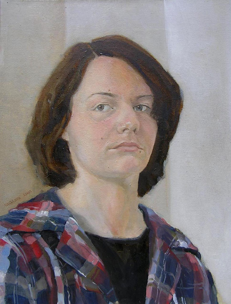 Autoportrét, olej na plátne, 45x35cm, 2005.JPG