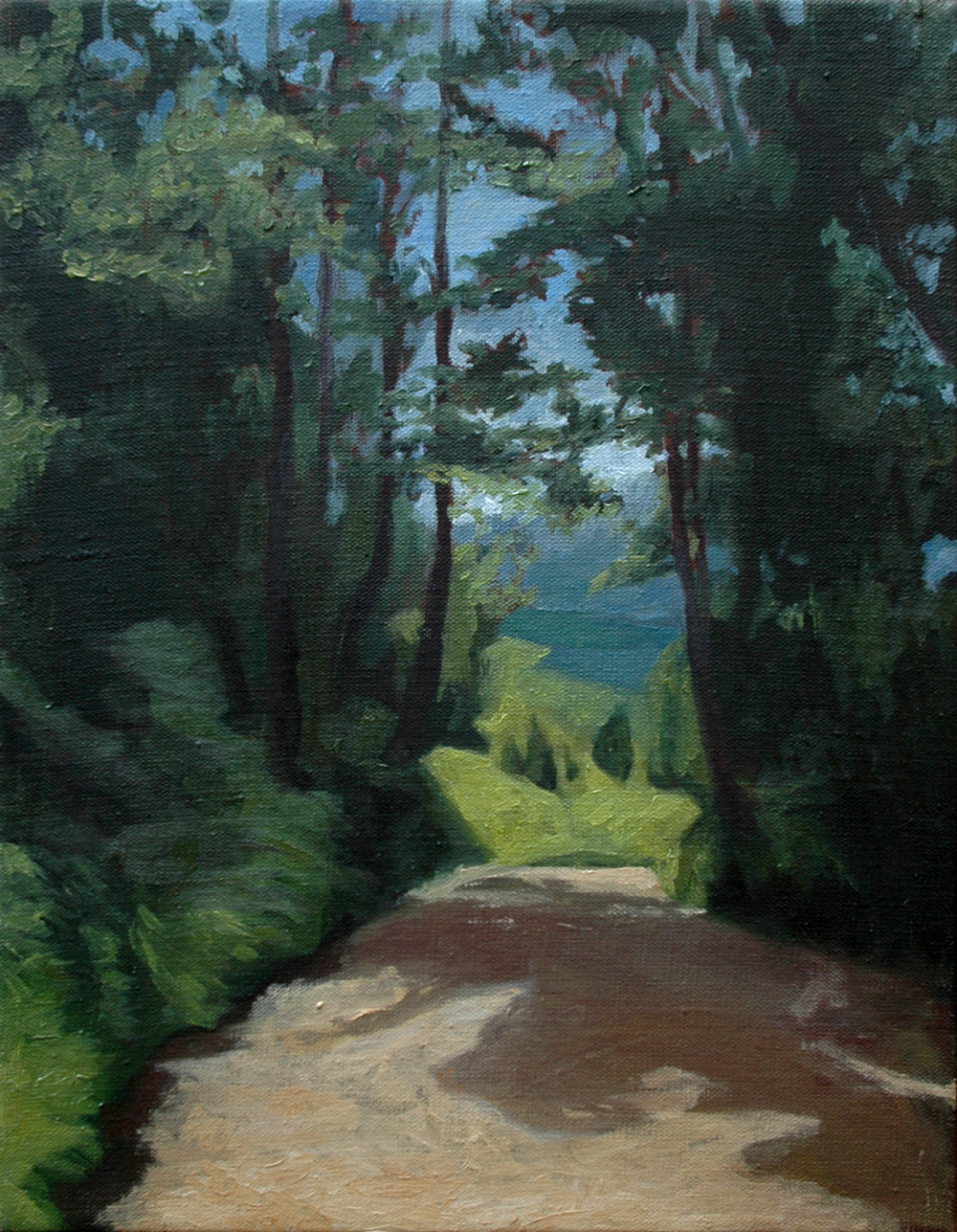 Cesta II., olej na plátne, 45x35cm, 2007.jpg
