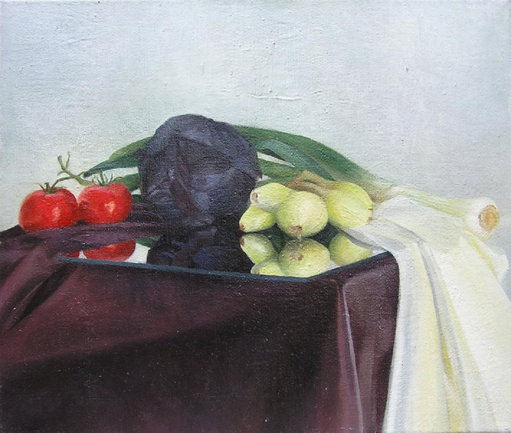 Zátišie so zeleninou, olej na plátne, 65x80cm, 2005.JPG