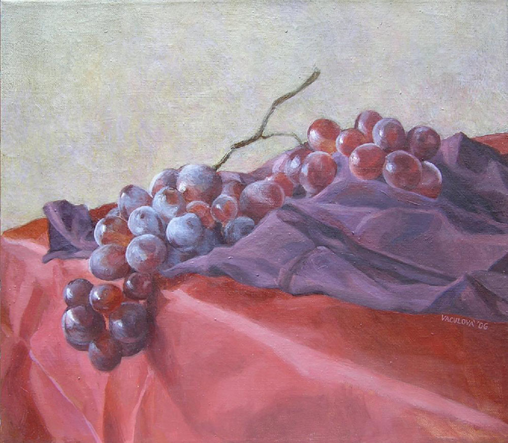 Hrozienko, olej na plátne, 35x40cm, 2006.JPG