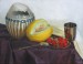 Zátišie s jahodami, olej na plátne, 35x45cm, 2005.JPG