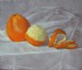 Zátišie s pomarančom, olej na plátne, 30x35cm, 2007.JPG